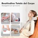 Massaggiatore Cervicale, Massaggiatore Schiena e Collo con Funzione di Riscaldamento e 3 Velocità Regolabili, Natale Regali per Uomini, Donne, Mamma, Papà - 5
