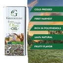 Premium Greek - Kalamata Extra Virgin Olive Oil – Cold Pressed, First Harvest, Rich in polyphenols, 100% Natural, Fruity Flavor (5 L) - 5