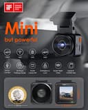 VANTRUE Dash Cam 1920*1080P HDR WiFi GPS Voice Control, Mini Dashcam Front Dash Cams for Cars, 160 Wide Angle Car Camera Dash Cam with Night Vision Buffered Parking Monitor, E1 Lite, Support 512GB Max - 7