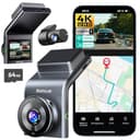 BOTSLAB 4K Dashcam Auto Vorne Hinten mit STARVIS 2 Sensor, WDR Dual-Kanal Dash Cam mit 64GB SD-Karte, Sprachsteurung & 5GHz Wi-Fi, WLAN Autokamera, GPS, Super Nachtsicht, bis zu 256GB - 1