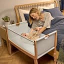 Snuz Pod Studio Next to Me Krippe – tragbares, leichtes Babybett mit Reißverschluss an der Wand, 3D atmungsaktive Matratze und 6 Höheneinstellungen – ideales Heim- und Reisebett mit Rollen, Stockholm - 7