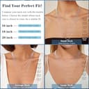 LOLIAS Collar Plata Ley 925 para Mujer y Hombre, Collar Serpiente 1,5 MM Gargantilla Cadena Plata Larga 40CM - 7