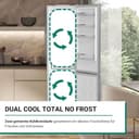 Bauknecht KGDNF 203 C/Freistehende Kühl- Gefrierkombination/Dynamic Intelligence/Dual Cool Total NoFrost/EEK C/Smooth Fit/EvenFlow/FreshShield/ 25 Years Compressor Lifetime Tested by VDE - 4