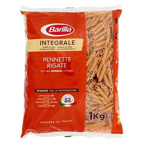 Barilla Pasta Pasta Pennette Rigate Integrale – 3 unidades (3 x 1 kg)