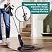 Bosch BCS612GB Unlimited 6 ProHome Cordless Stick Vacuum Cleaner, Ultra Lightweight Design, Suitable for All Floor Types, 2 x Interchangeable 18V Batteries, 60 Minutes Run Time, White - 2