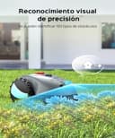 YARDCARE V100 Robot Cortacésped eléctrico con Navegación por Visión, Corte en Espiral, Detección de 150 Obstáculos, Robot Cortacésped Bateria hasta 150m², Robot Cortacesped con Cuchillas de Repuesto - 2