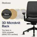 Steelcase Series 2 Ergonomic Office Chair With LiveBack Lumbar Support And 4D Armests Black/Black; Made in Europe, 72 x 64 x 101 - 8