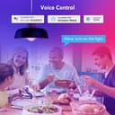 GY Lampadina WiFi Smart globo, LED 23W lampadine a E27 casa intelligente 2500LM,Multicolore regolabile RGBCW dimmerabile bulbo, applicazione di controllo 2700k-6500k, Compatibile con Alexa/Google home - 5