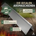 flammtal Das Original - Aromaschienen FLAVE [5 Stück] - Für Weber Spirit 310/320/330 - Hochwertige Flavorizer Bars für Weber Spirit 320 ab Bauj. 2013 - Rostfreier Edelstahl - Ideale Brennerabdeckung - 2