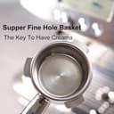 CAPFEI Portafiltro sin fondo, 54 mm, compatible con Sage/Breville Barista Express, Pro, Touch e Impress | Hebilla en T Mango de nogal - 3