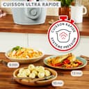 Moulinex Cookeo Wifi 10 en 1, Multicooker inteligente de alta presión, 10 modos de cocción, rápido, sin vigilancia, guía de cocción paso a paso, 6 L, CE96G310 - 2