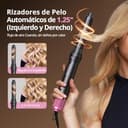 CrazyMar Cepillo Secador de Pelo 7 en 1, Cepillo Moldeador de Pelo Multifunción, Cepillo de Aire Caliente Set, Tecnología Coanda, Control Inteligente Calor, Para Todo Tipo de Cabello,110000 RPM - 6