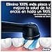 Oral-B iO 7 Pack Doble, Cepillos de Dientes Eléctricos, Pack de 2 Cepillos, Mangos con Bluetooth y Tecnología Magnética, 3 Cabezales y 1 Funda de Viaje, Regalos Originales - Blanco y Negro - 3