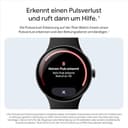 Google Pixel Watch 4 (41 mm) – Android-Smartwatch mit gewölbtem Display und Fitness-Tracking und Unterstützung von Gemini – Aluminiumgehäuse in Matte Black – Sportarmband in Obsidian – LTE - 10