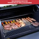 GLOWYE Griglia riscaldante Universale per Barbecue a Gas a Pellet, in Legno, Regolabile, per Traeger, Weber, Blackstone, Pit Boss e la Maggior Parte delle Piastre Piatte da Tavolo - 6