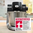 Bosch Küchenmaschine Serie 6, 7 Automatikprogramme, integr. Waage, 5,5l Schüssel, Durchlaufschnitzler, Scheiben, Knethaken/Rührbesen/Silikonbesen, spülmaschinenfest, 1600 W, silber/schwarz, MUMS6ZS13D - 4