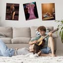 GTOTd Singer Wall Poster 12 Stück mit Wand-Collage Kit 36 x 28cm (14.1" x 11.4") Gifts Merch Sängerin Poster Ungerahmte Version HD Wall Art für Wohnzimmer Club Wand Kunst Dekor - 5