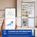 Samsung EcoFlex AI Frigorifero Combinato RB38C600DSA/EF, Wifi, All-Around Cooling, Space Max, Total No Frost, 390 L, LxAxP: 59,5 x 203 x 65,8 cm, Silver Inox - 3