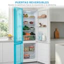 Midea Frigorifico Combi Blanco de 262 L | 55 cm x 177 cm | Nevera Combi con Congelador de 65L y Tecnología Low Frost - Refrigerador Independiente de Bajo Consumo, Puertas Reversibles, Silencioso 39 dB - 7
