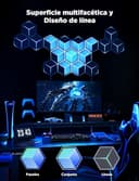 Govee Glide Hexagon Paneles de Luz Ultra, 3D Luces de Pared RGBIC con Alexa, Lámpara Hexagonal con 129 LEDs, 60 Modos de Escena para Gaming, Paredes, Habitaciones, Meteorito Gris,10 Paneles - 3