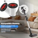 2 Stück Filter für Bosch Staubsauger Unlimited Gen2 Serie 8 mit 1 Reinigungsbürste,Boschs Staubsauger Filter, Boschs Unlimited Serie 8,Hepa Filter für BSS825CARP Ersatzteile 12023349,12036642 - 2