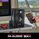 M-AUDIO BX4 - Casse attive Monitor da Studio per PC Amplificate 120 W 4,5" da Scrivania per gaming, produzione musicale, streaming e podcast (coppia) - 11
