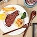 LIQWEI Set of 6 Wooden Cutlery Set, Wooden Spoon, Fork Set, Wooden Spoon, Wooden Forks, Long Handle, Japanese Style Cutlery Sets for Camping, Outdoor, Kitchen, Cooking, Dinner Tableware - 3