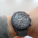 TStrap Leder Moonswatch Swatch Armband – Schwarz kalbsleder Omega Swatch Lederarmband Ersatz – Echtleder Uhrenarmband 20mm Moonwatch fur Herren Damen - 5