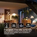 OSRAM Lampada LED SMART A60, forma lampadina E27, 9W ZigBee 3.0, dimmerabile 2700K bianco caldo, controllo tramite app, Alexa, Google Assistant,4-Pack - 2