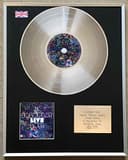Century Music Awards - COLDPLAY – Limited Edition CD Platinum Disc – LIVE 2012 - 1