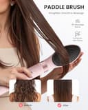 MESCOMB 5 in 1 Air Styler & Spazzola Asciugacapelli, 110000 RPM Multifunzione Asciugatura Rapida, Nessun Danno Termico con Ricci, Liscio Volume con Scatola Portaoggetti Adatto per Fare Regali - 6