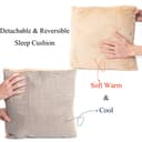 Cuccia da interni per gatti, lettino a cupola stile tenda, con cuscino imbottito rimovibile e lavabile, autoriscaldante - 5