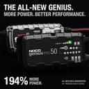 NOCO GENIUSPRO50: 50A 6V/12V/24V Professional Smart Battery Charger – Maintainer, Desulfator & Power Supply with Overcharge Protection & Thermal Compensation – For Lead-Acid & Lithium Batteries - 2