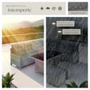 tectake® Conjunto Jardín de Ratán Mesa y Cojines, Conjunto Terraza Resistente a la Intemperie y Combinable, Muebles Jardín Exterior 5 Piezas, Sofá de Esquina, 2 Taburetes y 1 Mesa - Gris Jaspeado/Gris - 8