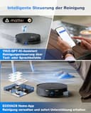 ECOVACS DEEBOT X9 PRO Omni Saugroboter mit Wischfunktion, 16.600 Pa, OZMO Roller, ZeroTangle 3.0,TruEdge 2.0, Heißwasser-Moppwäsche, Heißlufttrocknung, All-in-One Omni Station, YIKO-GPT - 9