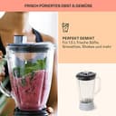 Klarstein Knetmaschine Küchenmaschine mit Fleischwolf, 1800W Teigmaschine Klein, 6 Stufen, Schneebesen Rühr- & Knethaken, Planetenrührwerk, Rührmaschine mit Mixer, Küchenmaschinen mit 5L Schüssel - 8