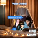 ANTELA Bombilla Inteligente LED E27 Wifi 9W Compatible Con Google Home/Alexa, Bombilla RGB(2700K-6500K) Luces Colores Regulable, Control Remoto,Control De Voz, Ahorro Energético, Paquete 2 - 6