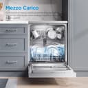 Midea MFD60S121X-IT Lavastoviglie Libera Installazione con 12 coperti, 6 Programmi, Partenza Ritardata, Funzione di Mezzo Carico, 60 cm - Inox - 6