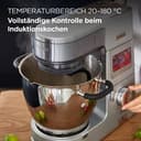 Kenwood Cooking Chef XL KCL95.424SI - Multifunktion Küchenmaschine mit integrierter Waage & 6,7 L Rührschüssel mit Kochfunktion Silber - 2