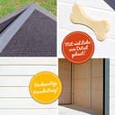 zooprinz wetterfeste Hundehütte Bella - aus massivem Holz - perfekt für draußen - mit umweltfreundlicher Farbe gestrichen in modernen Farben - 3 Größen zur Wahl - 5