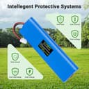 18V 5000mAh Ersatz NI-MH Akku für Husqvarna Automower Roboter-Rasenmäher 210C, 220AC, 230ACX, 260ACX, 265ACX, Solar Hybrid, G2 2004-2006, 535120901, 535120902, 540059601, 540059602, AU-18C, AU-18V - 5