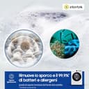 Samsung Lavatrice Crystal Clean WW80CGC04DAHET, Libera installazione, 8 Kg, 1400 RPM, Wifi, Ecobubble, Vapore Igienizzante, Carica Frontale, 60l x 85h x 60p cm - 4