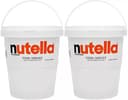 Ferrero, Doppio Secchio Extra Large 2 x 3 kg per Nutella - Formato Food Service - Secchiello 3kg - New Package - 2