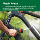 Bosch Idropulitrice a batteria portatile Fontus 18V-6 per bici (serbatoio dell'acqua da 6 L, 8 impostazioni di pressione, vano per tubo e pistola, con 1 batteria da 2,0 Ah 18V, caricatore) - 4