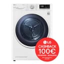 LG RH10V9AV4W Asciugatrice Smart a Carica Frontale 10kg, Serie V9, Classe C, Condensazione con Pompa di calore DUAL Inverter, Eco Hybrid, Condensatore autopulente, Allergy Care, Wi-Fi, Bianca - 2