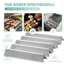 Spirit 300 Flavorizer Bar für Weber Spirit E-310 E320 E330 (2013-Current), Spirit II E-310 S-310 gbs Serie (mit vorderen Brennerknöpfen), 38,9cm Edelstahl Hitzeschild für Weber 7636 Ersatzteile - 3