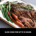 Ninja Foodi MAX Multi Cooker, 7.5L with 9 Cooking Functions, Pressure Cook, Air Fry, Slow Cook, Grill and more, Brushed Steel & Black, OP500UK - 11