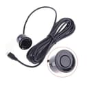 Aiuphing sensores aparcamiento coche, universal 4 sensores asistentes de aparcamiento con pantalla de color LED, kit de alarma de audio de marcha atrás (Plata) - 3