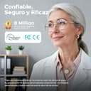 COSLUS C51 Irrigador Dental Bucal Portatil: 3 Modos y 18 Presión Ajustable -300ml IPX7 Irrigador Bucal Inalámbrico para Ortodoncia/Encías Sensibles -Limpieza Dientes de Hogar Viaje - 4 Boquillas Negro - 4