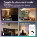 OSRAM Lampada LED SMART+ A75, forma lampadina E27 RGBW, multicolore, dimmerabile, Matter over WiFi, controllo tramite app e voce, 9,5 W, 16 milioni di colori - 4